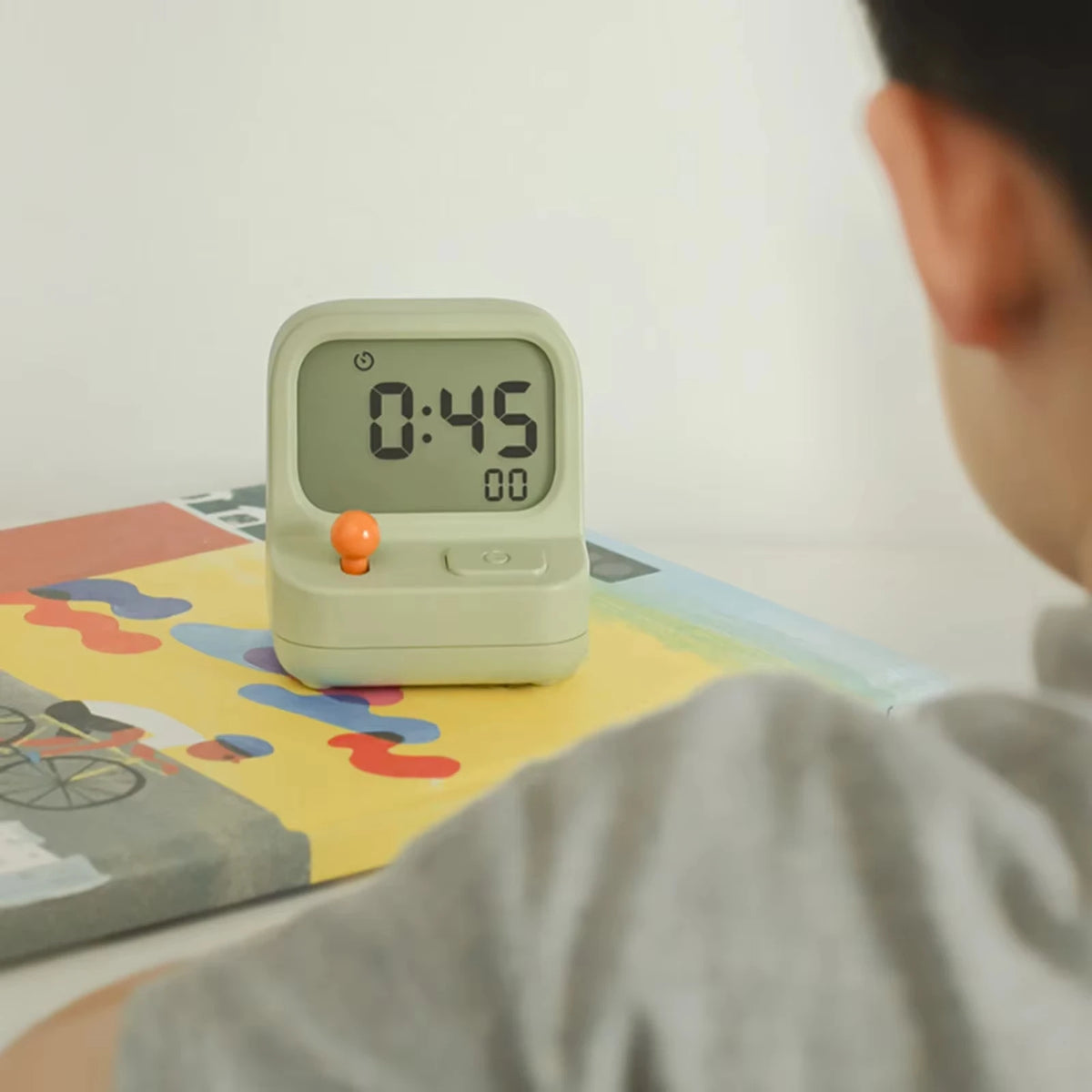 Retro Mini Game Alarm Clock – Digital Snooze & Countdown for Kids Digital Alarm Clock Babs