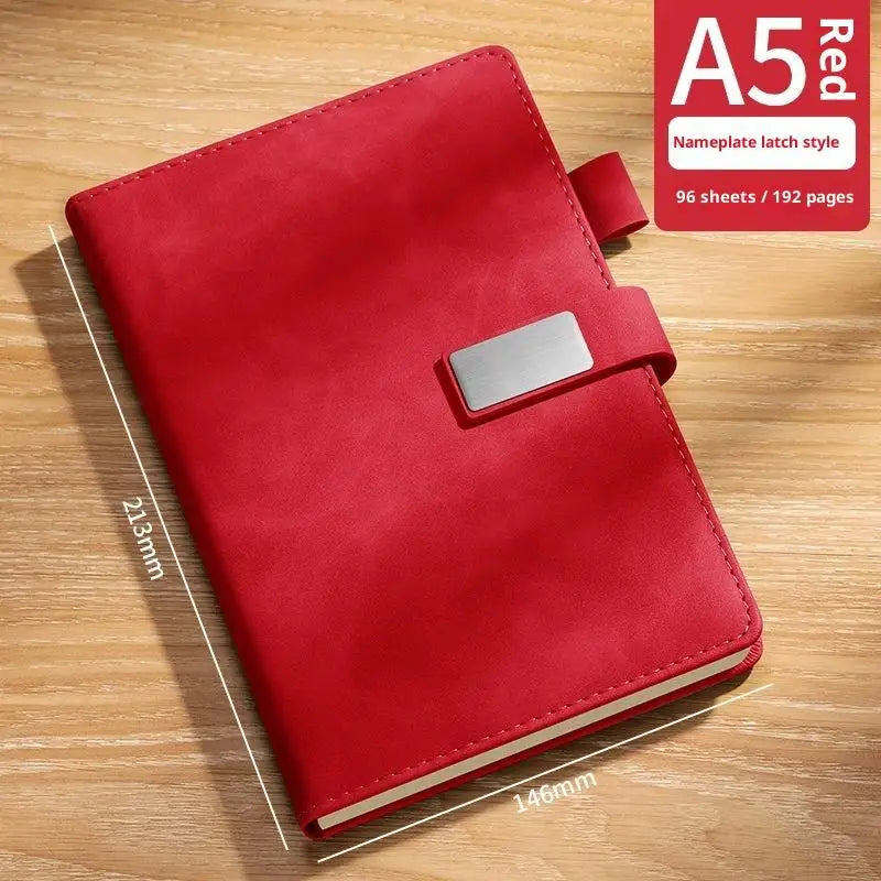 Vintage A5 Soft Leather Notebook – Business & College Journal Leather Notebook Babs A28