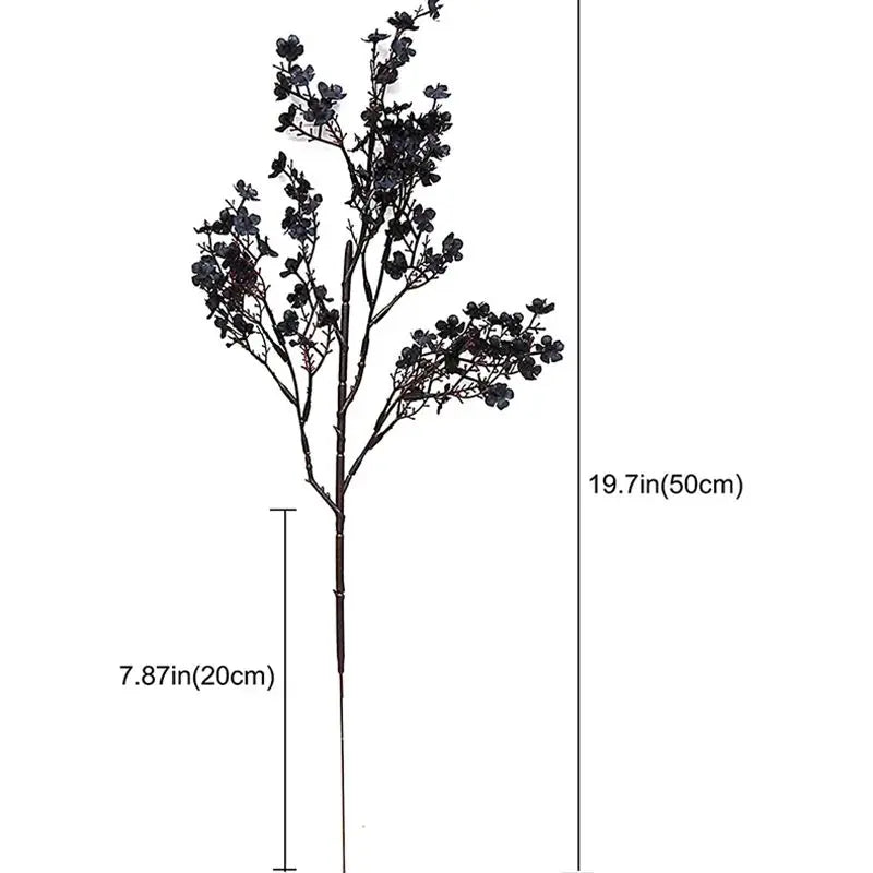 Artificial Silk Flower Bouquet – Wedding, Home & Vase Décor Artificial Flower Bouquet Babs black 1 pc
