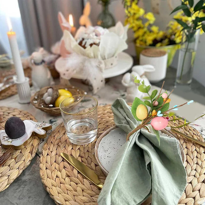 Easter Bunny Napkin Rings – Spring Table Décor 2025 Napkin Rings Babs