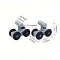 Parrot Roller Skates Toy – Bird Training Skill Prop Bird Training Toy Babs 1pair