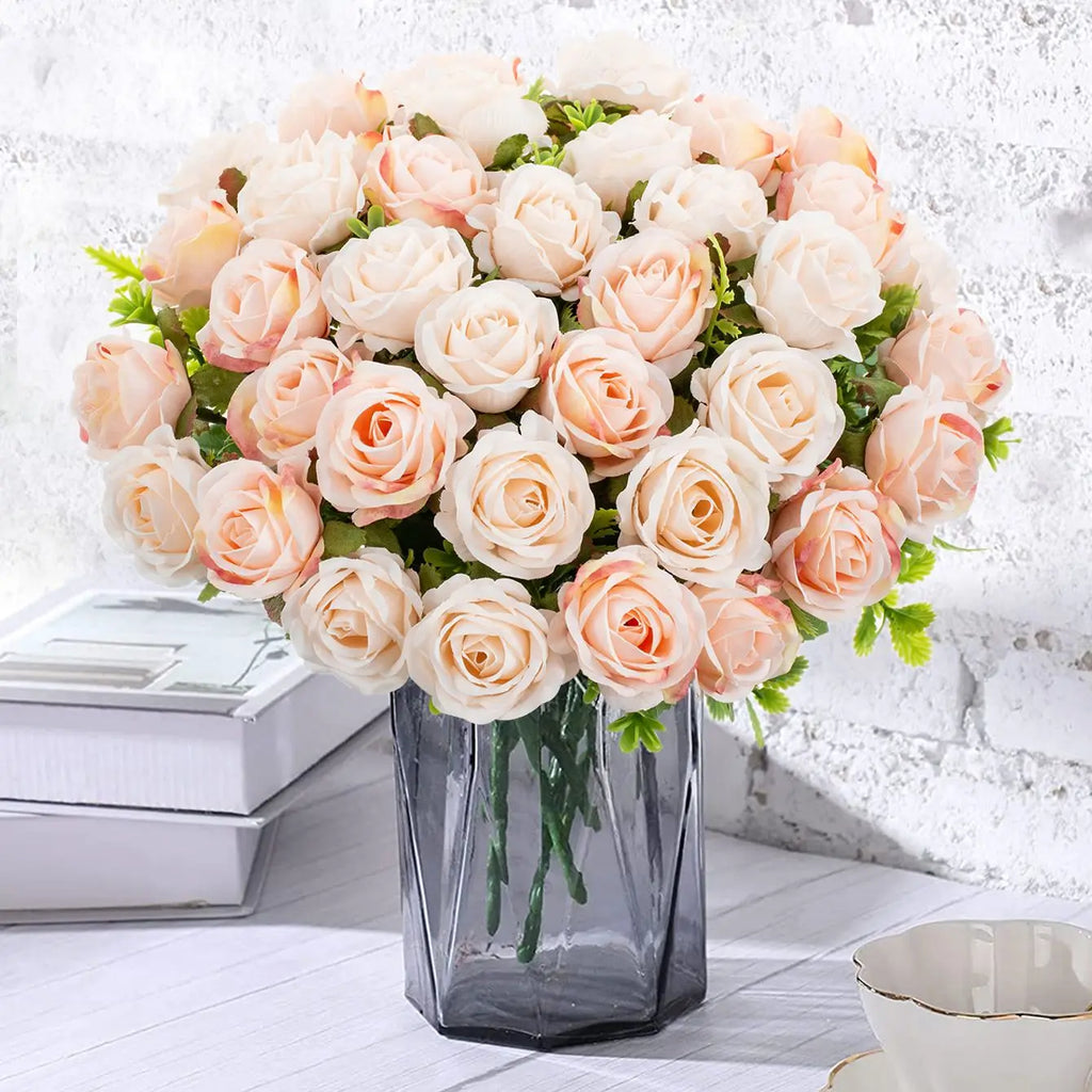 Silk Rose Artificial Flowers – Wedding Bouquet & Home Decor Artificial Silk Flowers Babs
