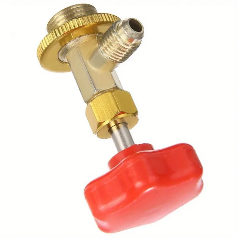 R134a AC Can Tap Valve Bottle Opener – M14/1/4" Leak-Proof AC Refrigerant Tap Valve Babs