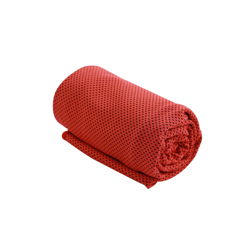 Cooling Microfiber Sports Towel for Yoga, Gym & Outdoors Cooling Sports Towel Babs Wine-red 30x80cm