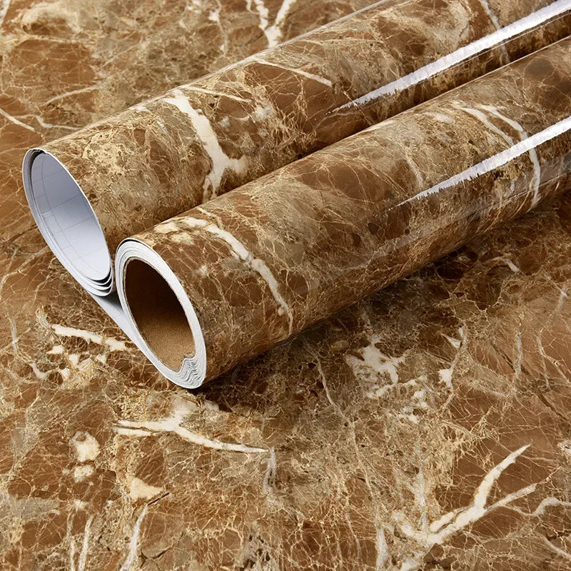 Marble Self-Adhesive Vinyl Wall Sticker – Waterproof Kitchen Decal Vinyl Wall Sticker Babs No.18 40cm x 10m