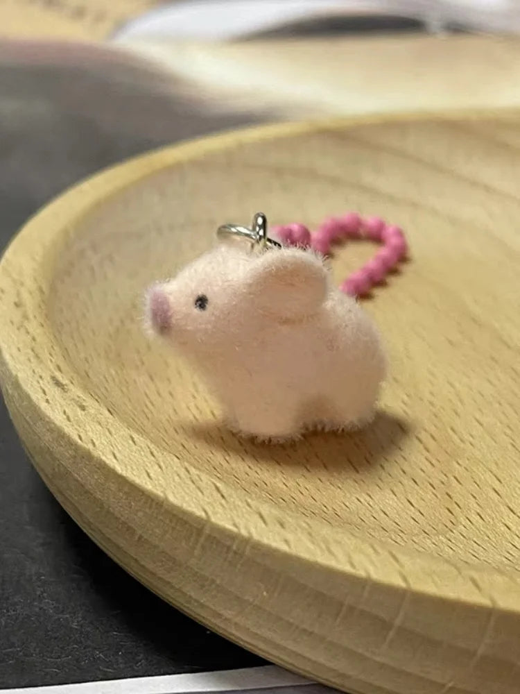 Cute 3D Animal Keychains – Pig, Capybara, Otter & Sheep Resin Animal Keychain Charm Babs pig