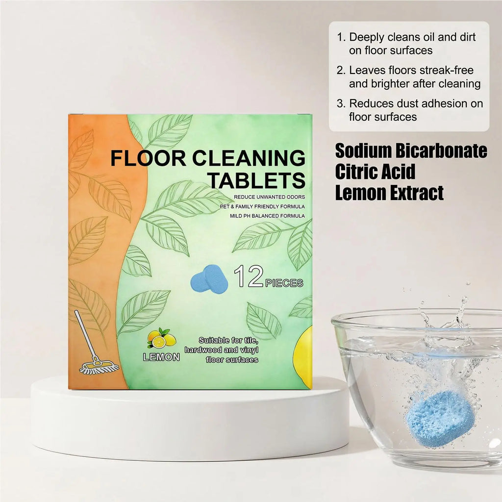 Floor Cleaning Tablets – Deep Clean, Deodorize, Multi-Surface Floor Cleaner Tablets Babs