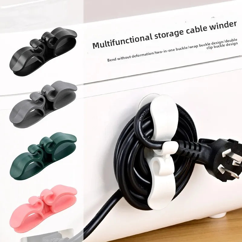 Cable Organizer Cord Winder Wire Wrapper & Plug Holder Cable Cord Organizer Babs