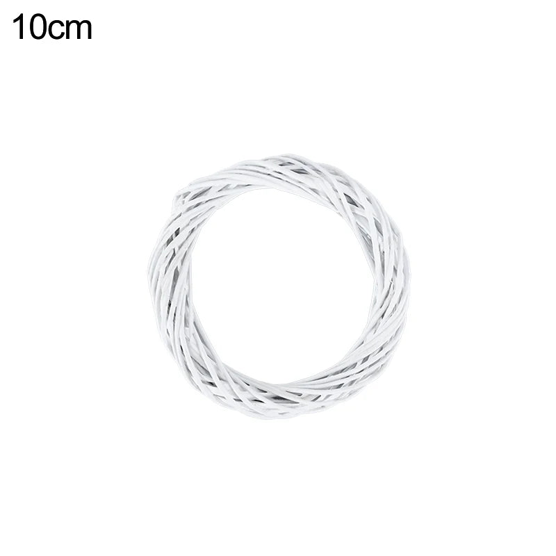 White Rattan Wreath Ring 10–30cm | DIY Easter & Wedding Decor Decorative Wreath Ring Babs 10cm