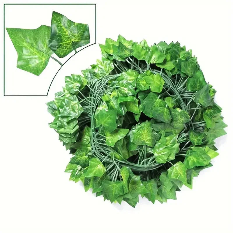 Artificial Ivy Vine Garland 30pcs – Fake Hanging Leaf Decor Artificial Vine Garland Babs Sweet potato 2M (1 String)