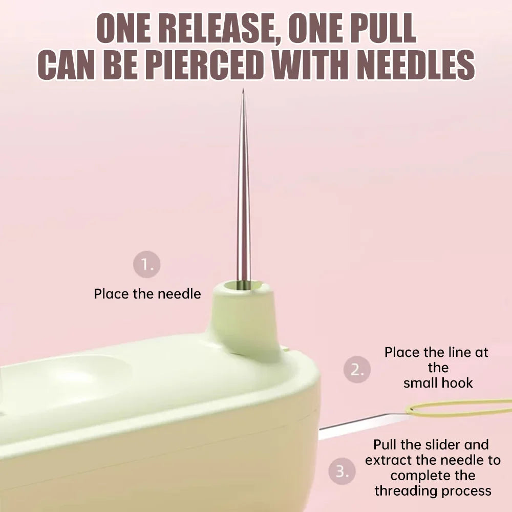 2-in-1 Needle Threader & Seam Ripper Sewing Tool Sewing Accessory Tool Babs