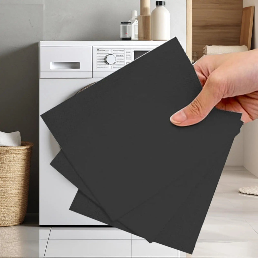 Black Color Enhancer Laundry Sheets – Prevents Fading (10pc) Laundry Color Sheets Babs