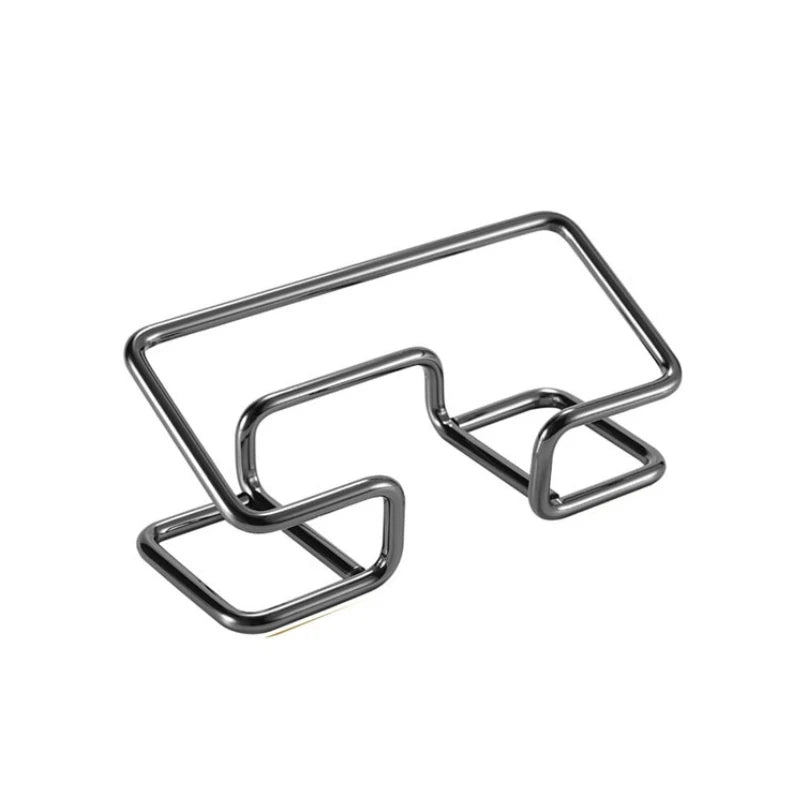 Metal Business Card Holder Desktop Stand | Office Organizer Business Card Holder Babs black