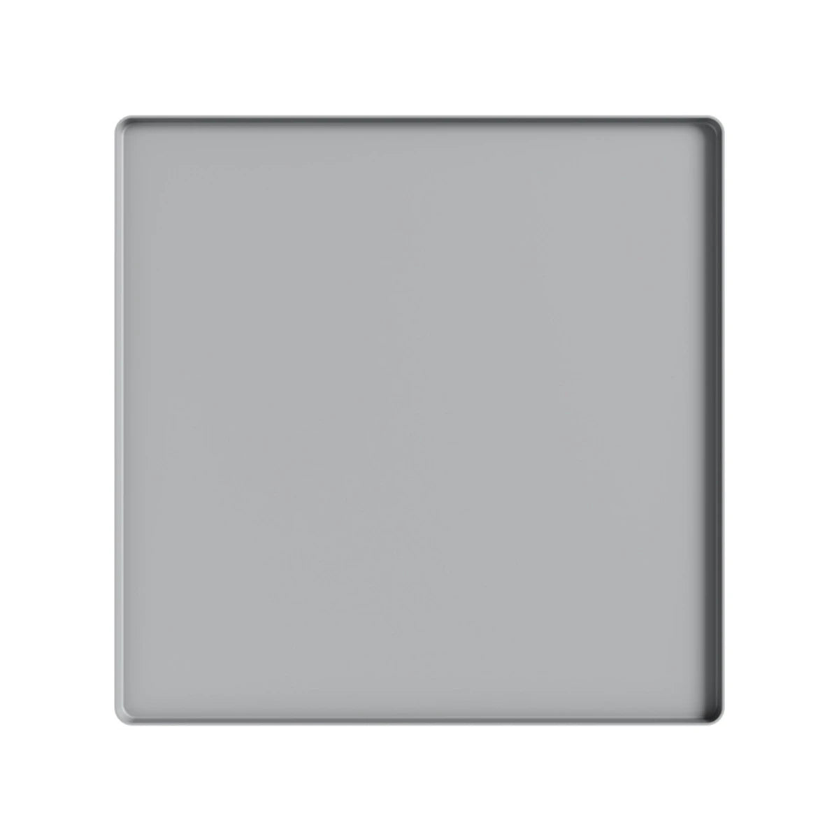 LEENKEA Silicone Appliance Mat 50x50cm – Non-Slip Drip Pan Silicone Appliance Mat Babs Gray glossy