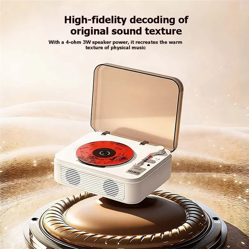 Retro CD Player Sound Box – Bluetooth 5.1, USB & Remote Retro CD Player Babs
