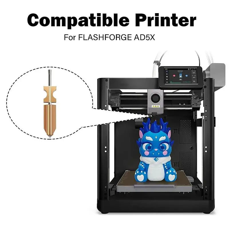 Flashforge AD5X Detachable Nozzle Upgrade 0.25–0.8mm | HUXUAN 3D Printer Nozzle Babs
