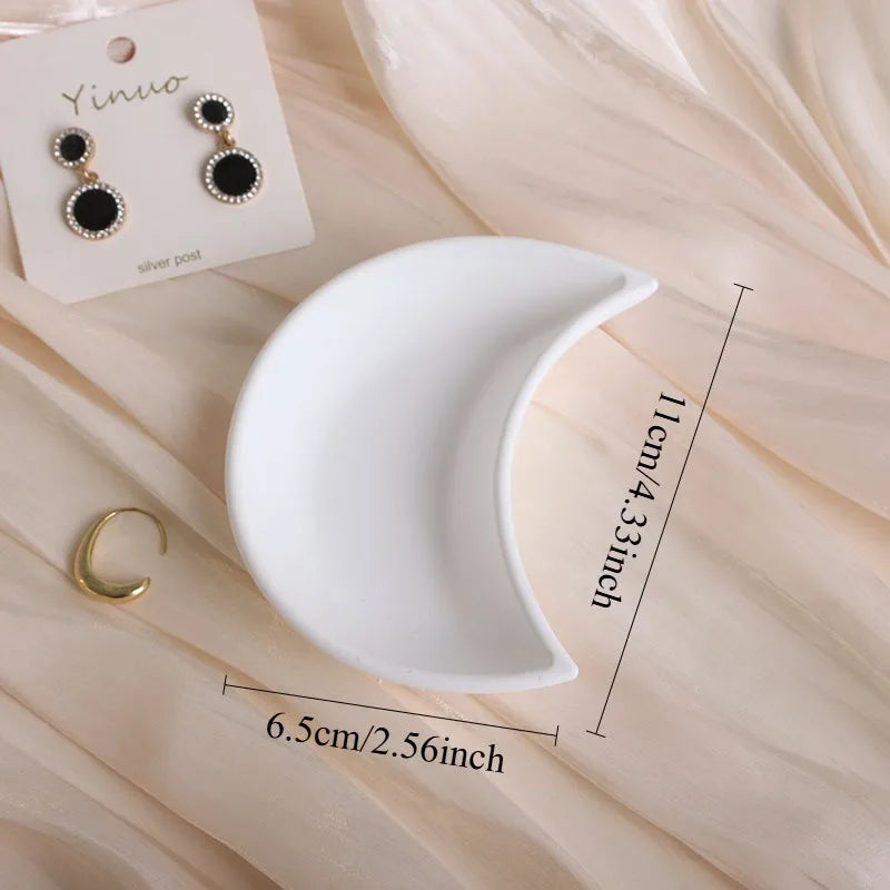 White Shell Conch Gypsum Tray – Photo Prop & Décor Ornament Decorative Tray Babs Moon
