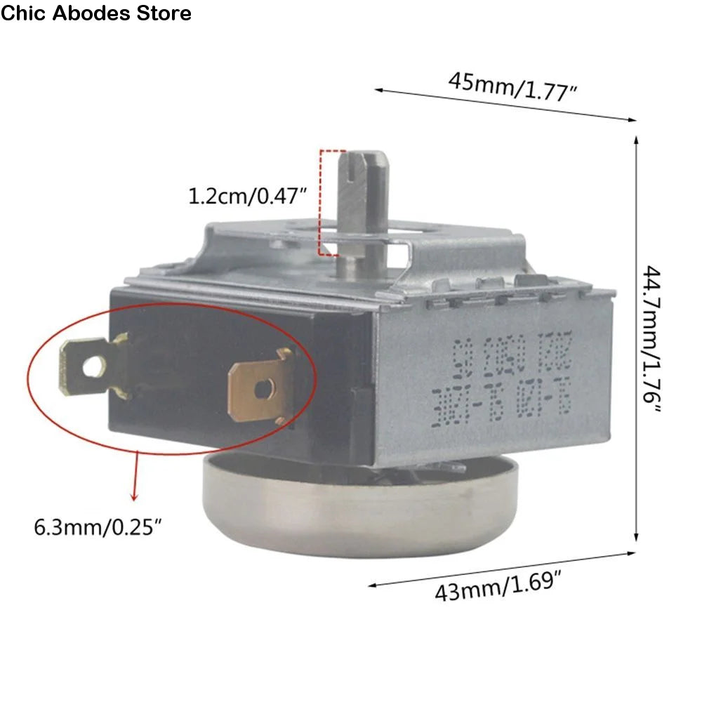 Mechanical Kitchen Timer Switch for Oven, Air Fryer & Cooker Kitchen Timer Switch Babs