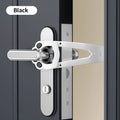 No-Drill Adjustable Cat Door Latch – Pet Gap Holder Cat Door Latch Babs black