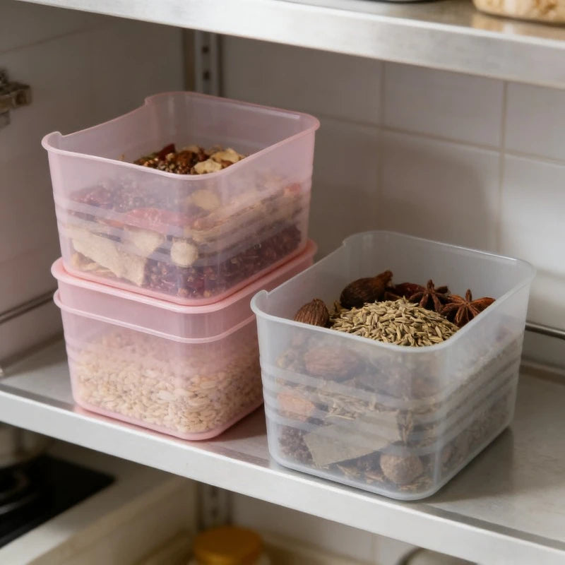 10-Piece Food Grade Fridge Door Storage Organizer Boxes Fridge Organizer Boxes Babs