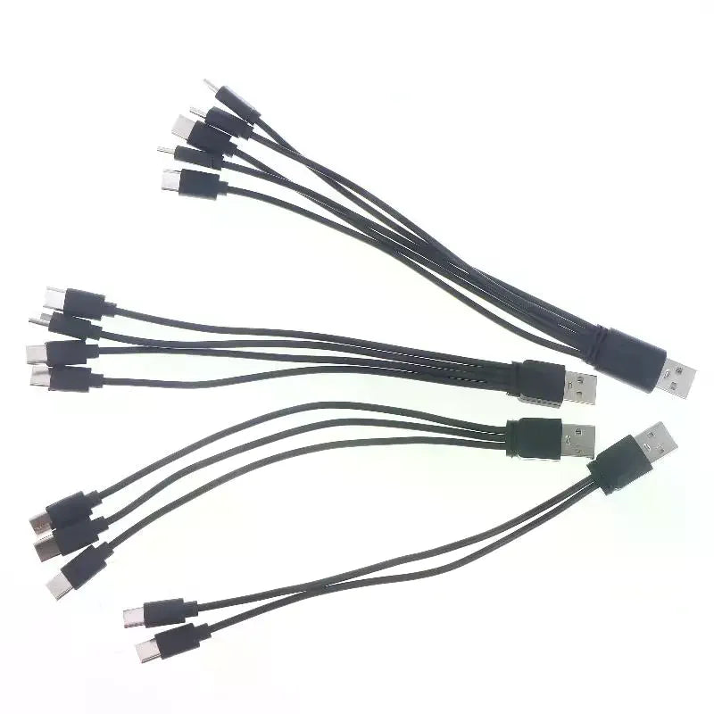 USB to USB-C Multi-Port Splitter Cable 20cm – 2 to 5 Ports USB-C Splitter Cable Babs