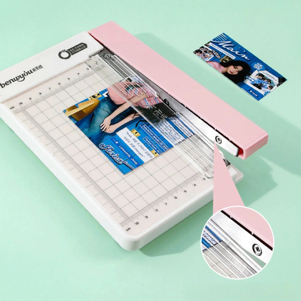 Manual Paper Cutter Push Trimmer with Scale Ruler | Portable Paper Trimmer Babs