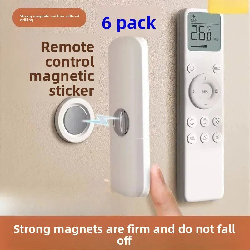 Magnetic Remote Control Holder 6-Pack Wall Mount Organizer Wall Mount Organizer Babs