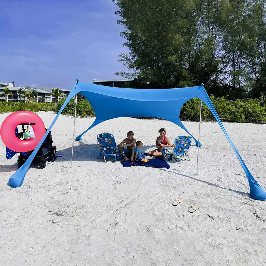 Pop-Up Beach Canopy Tent | 98% UV Protection, 1–3 Person Beach Canopy Tent Babs