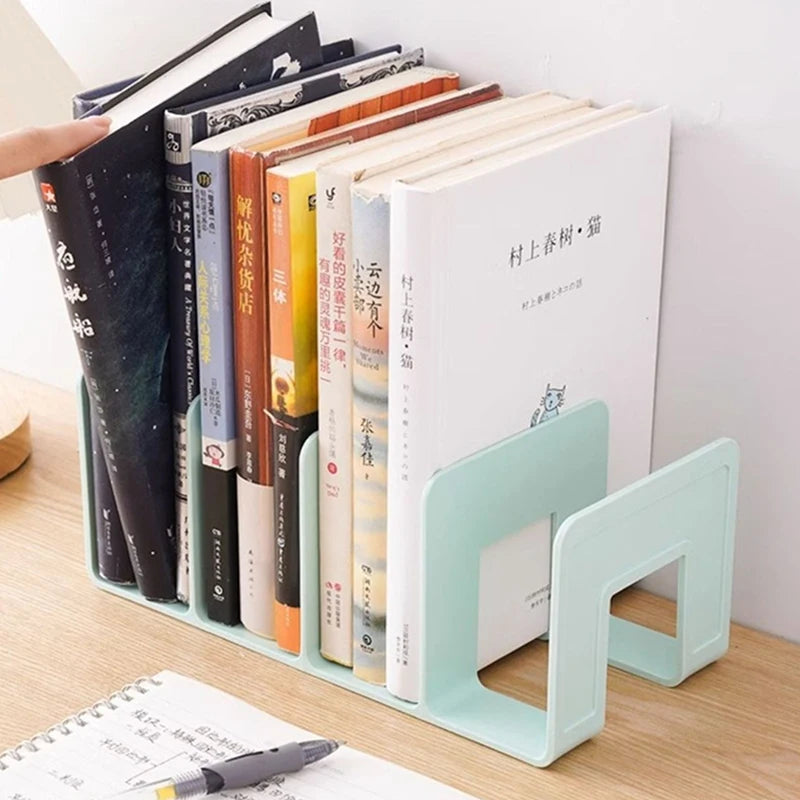 Desk Organizer Shelf for Books, Files & Magazines | 4-Section Desk Organizer Shelf Babs