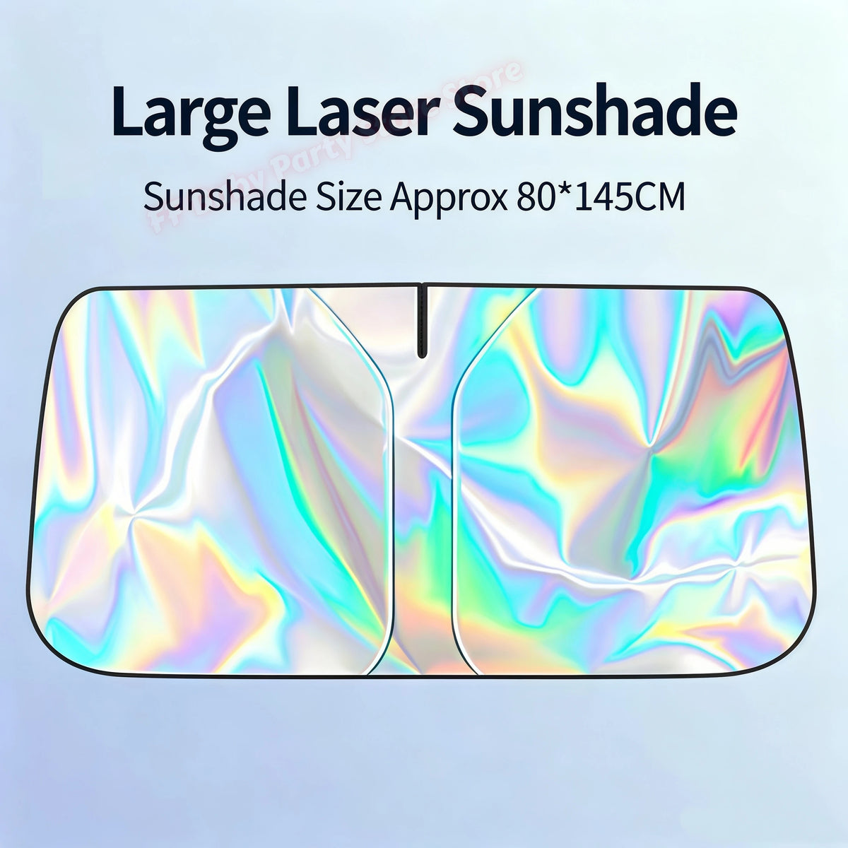 Foldable Car Windshield Sunshade – UV Blocking Front Visor Car Windshield Sunshade Babs Laser Large