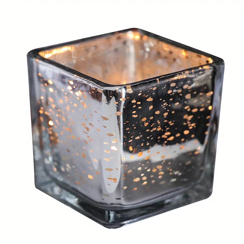 Square Glass Candle Holder – Home, Dining & Event Décor Glass Candle Holder Babs