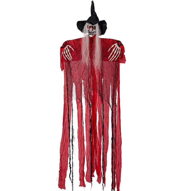 Halloween Hanging Witch Decoration – Motion Sensor, Sound & Light Halloween Hanging Decoration Babs