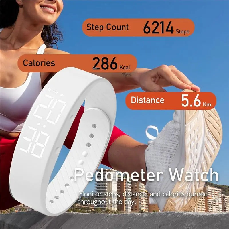 Fitness Tracker Watch – Pedometer, Calorie & Vibrating Alarm Fitness Tracker Watch Babs