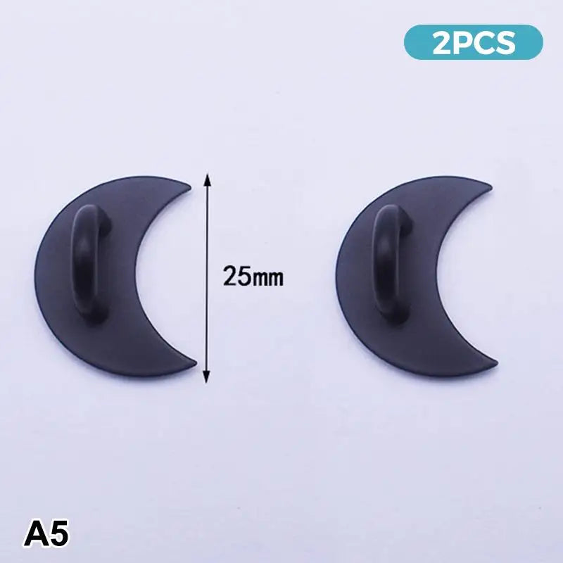 2pcs Adhesive Metal Phone Charm Holder & Keychain Loop Hook Phone Charm Holder Babs A5