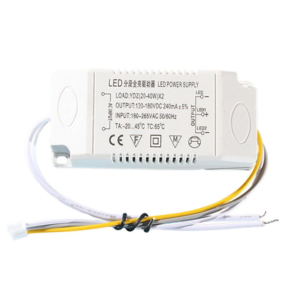 LED Driver Transformer 12-50W – Ceiling & Panel Light Power Supply LED Driver Transformer Babs 25-40Wx2