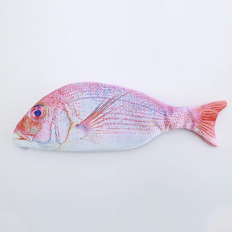 Kawaii Fish Pencil Case – Large Capacity Zipper Stationery Bag Kawaii Pencil Case Babs