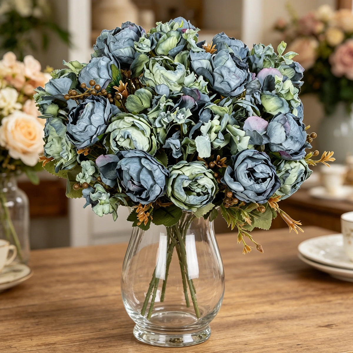 Artificial Silk Peony Bouquet | Wedding & Home Décor Flowers Artificial Flower Bouquet Babs