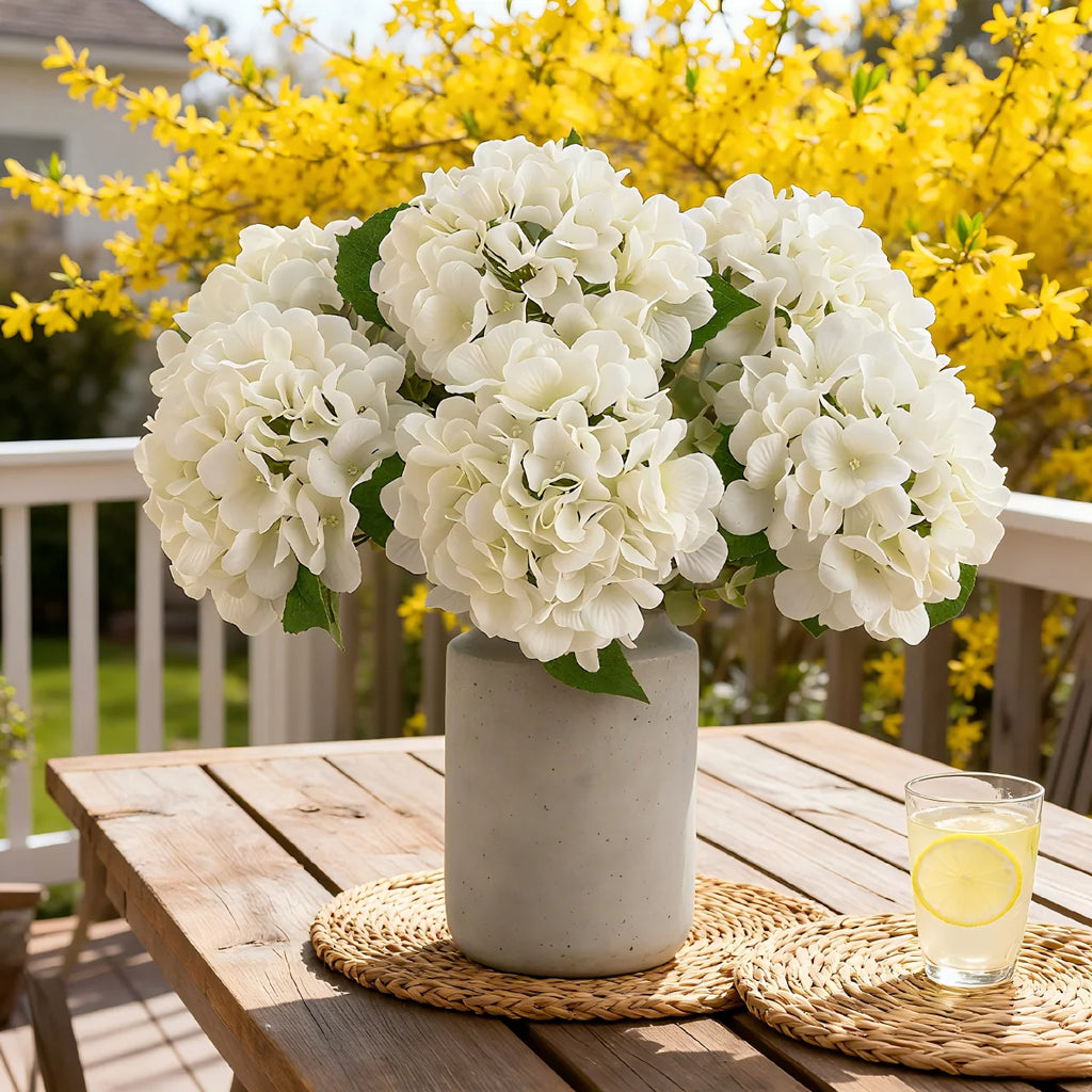 Silk Hydrangea Artificial Flowers – Wedding & Home Decor Artificial Silk Flowers Babs