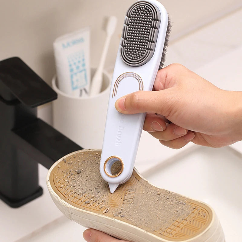 Double-Sided Rubber Shoe Brush – Soft Bristles & Waterproof Shoe Cleaning Brush Babs