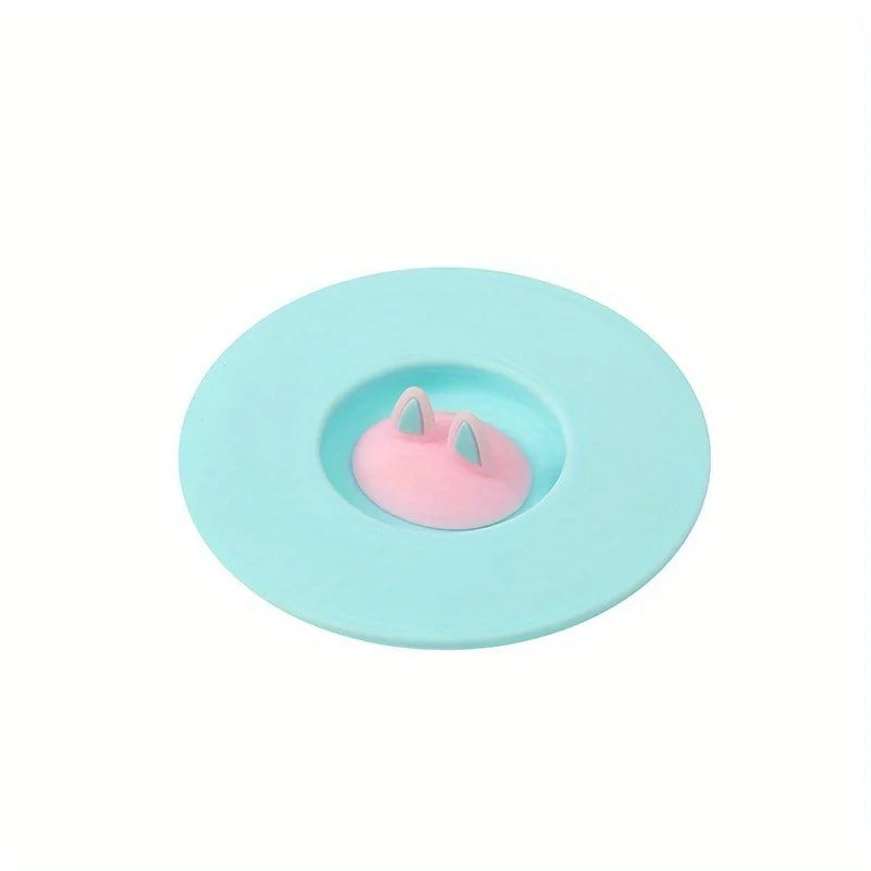 Cat Ear Silicone Cup Lid – Leakproof Universal Mug Cover Silicone Cup Lid Babs