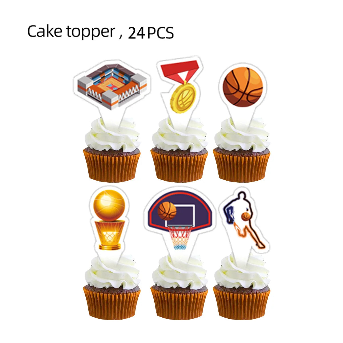 Basketball Birthday Party Supplies – Plates, Cups, Balloons & More Party Supply Set Babs green