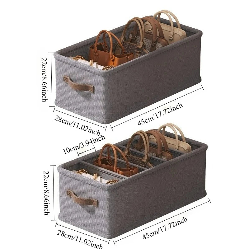 Foldable Bag Partition Storage Box – Wardrobe & Bedroom Wardrobe Storage Box Babs