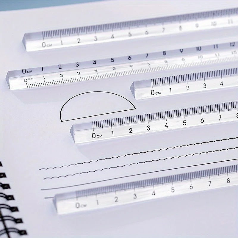 Transparent Triangular Scale Ruler – Drafting & Drawing Template Triangular Scale Ruler Babs