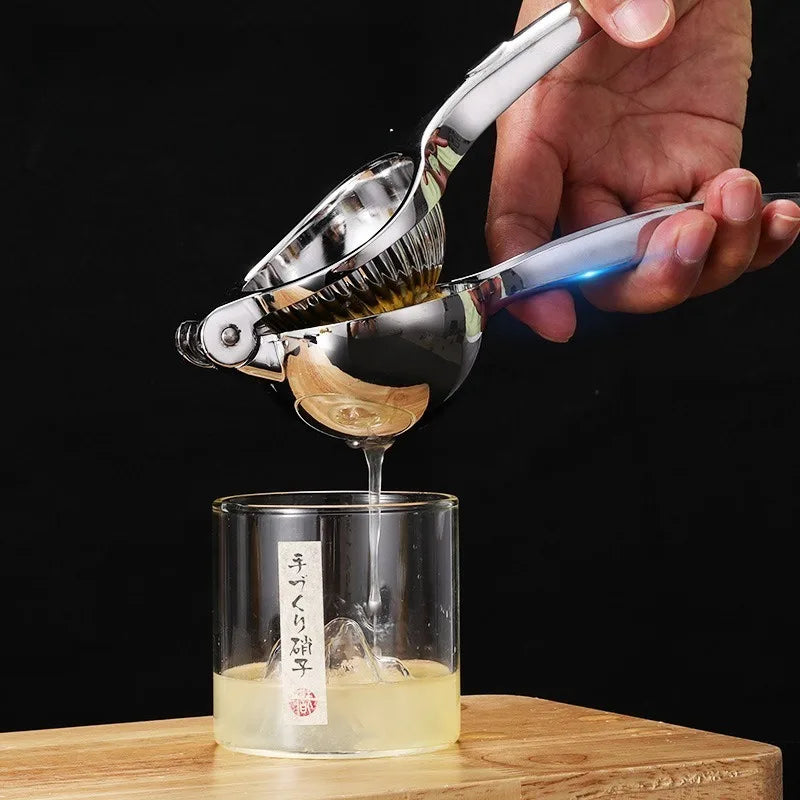 Manual Lemon Juicer Clip – Stainless Steel High-Yield Press Citrus Juicer Press Babs