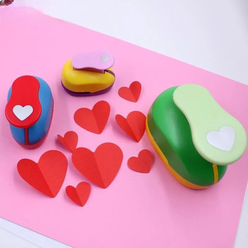 Heart Paper Punch 9/16/25mm – DIY Scrapbooking Craft Tool Craft Paper Punch Babs