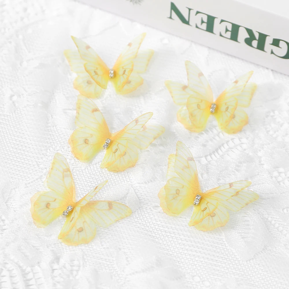 30/50Pcs 5cm Artificial PVC Butterfly Decorations – DIY Craft Artificial Butterfly Decor Babs 07 50Pcs
