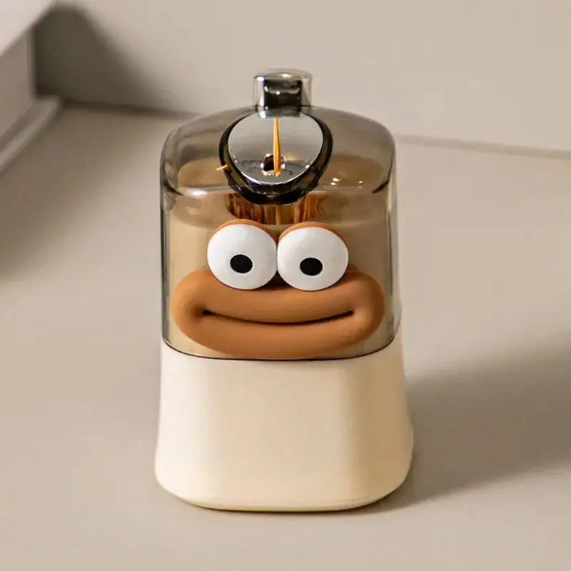 Press Toothpick Dispenser – Decorative Plastic Holder & Case Toothpick Dispenser Babs