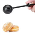 Stainless Steel Press Powder Shaker Sifter | Baking Tool Baking Powder Sifter Babs black