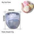 Rose Silicone Mold – DIY Candle, Soap, Resin & Chocolate Mold Silicone Craft Mold Babs 1pcs