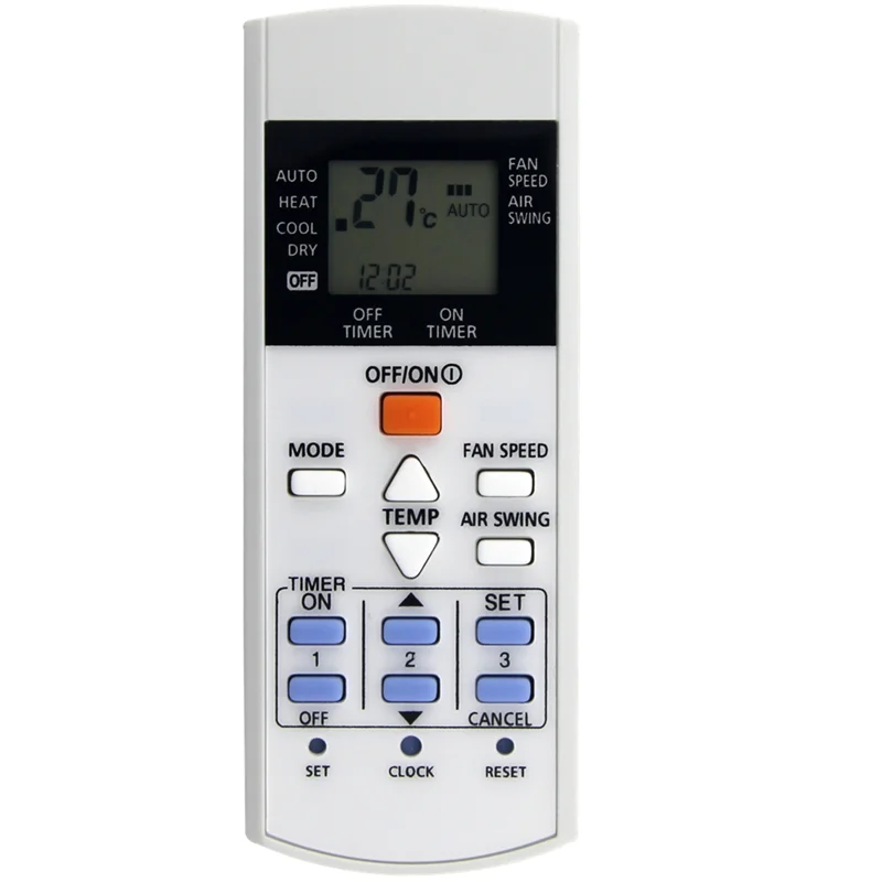 Replacement Remote Control for Panasonic Air Conditioners AC Replacement Remote Babs